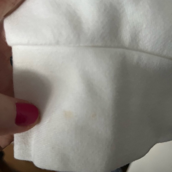 Adidas Classic 3-stripe White Sweatshirt Pullover Sz XS - Picture 3 of 4